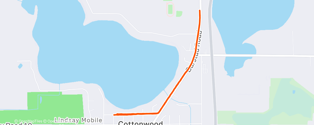 Карта физической активности (Afternoon Walk)