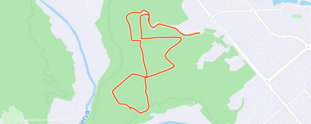 Карта физической активности (Morning Nordic Ski)