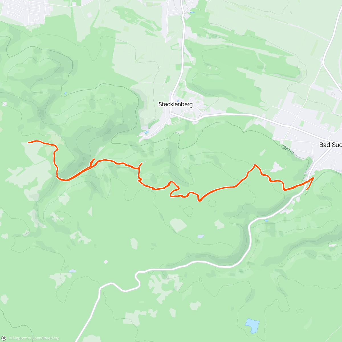 Map of the activity, Warum geht’s den Berg rauf … 471 Höhenmeter