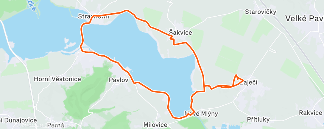 Map of the activity, Morning Ride
