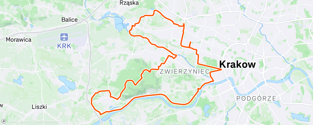 Map of the activity, Afternoon Gravel Ride