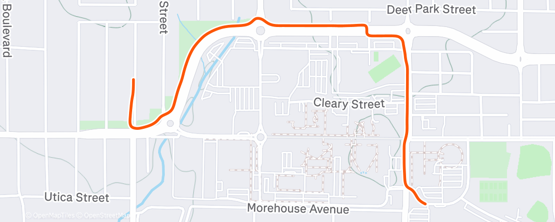 Map of the activity, Mercy Ride - 2/2