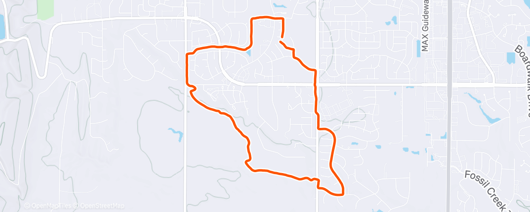 Map of the activity, Slow feels good