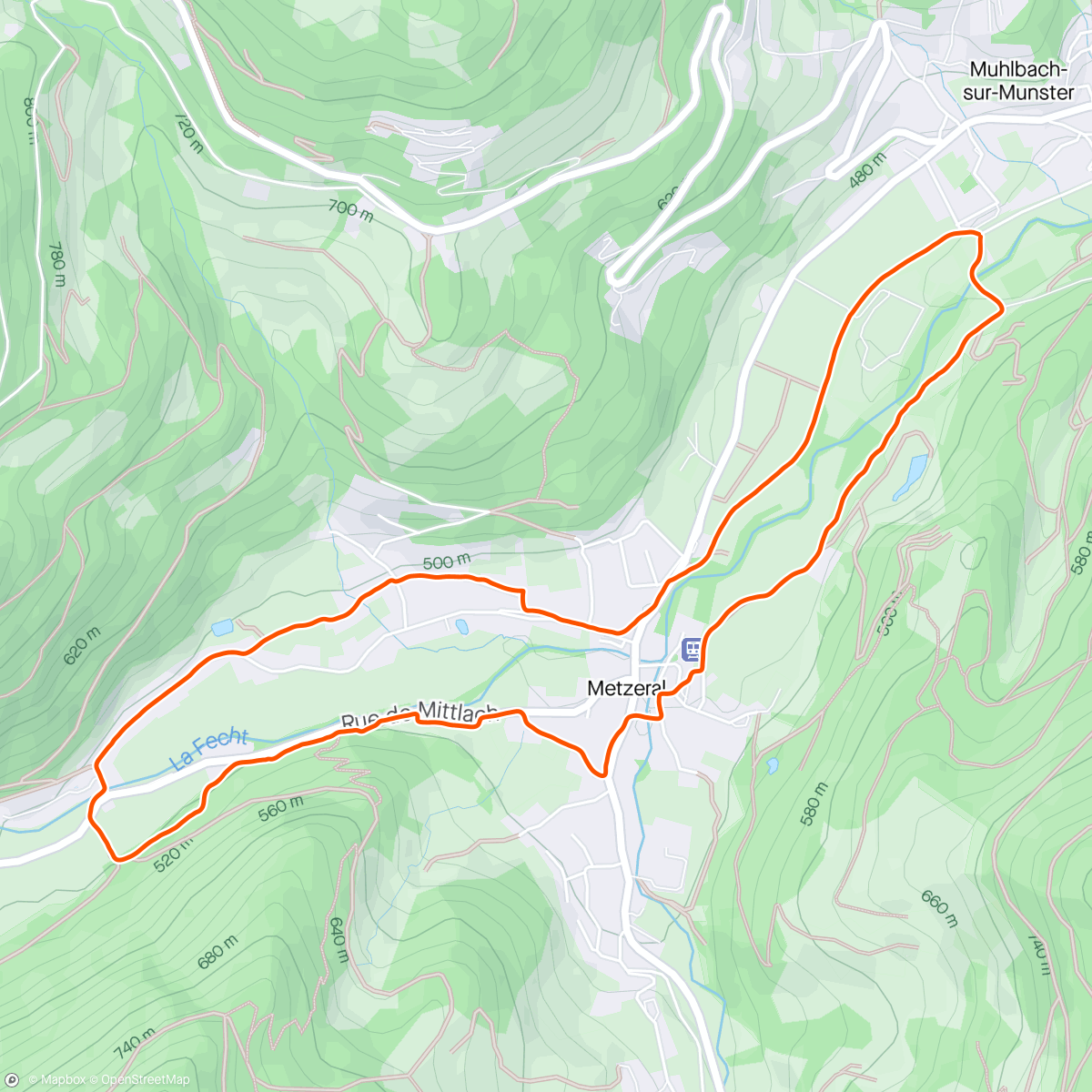 Map of the activity, Courir pour se réchauffer