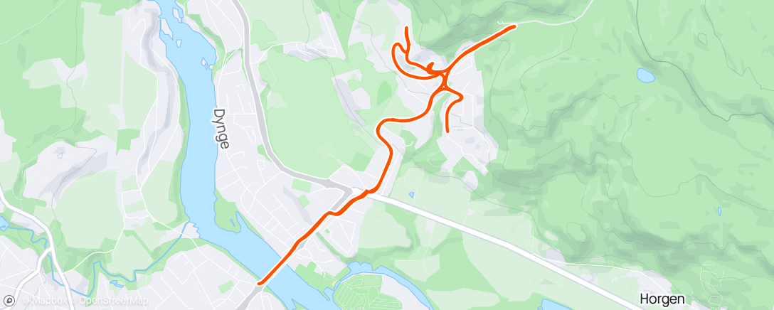 Map of the activity, Tung søndag 🥵