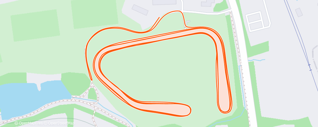 Map of the activity, Torbay Velopark parkrun