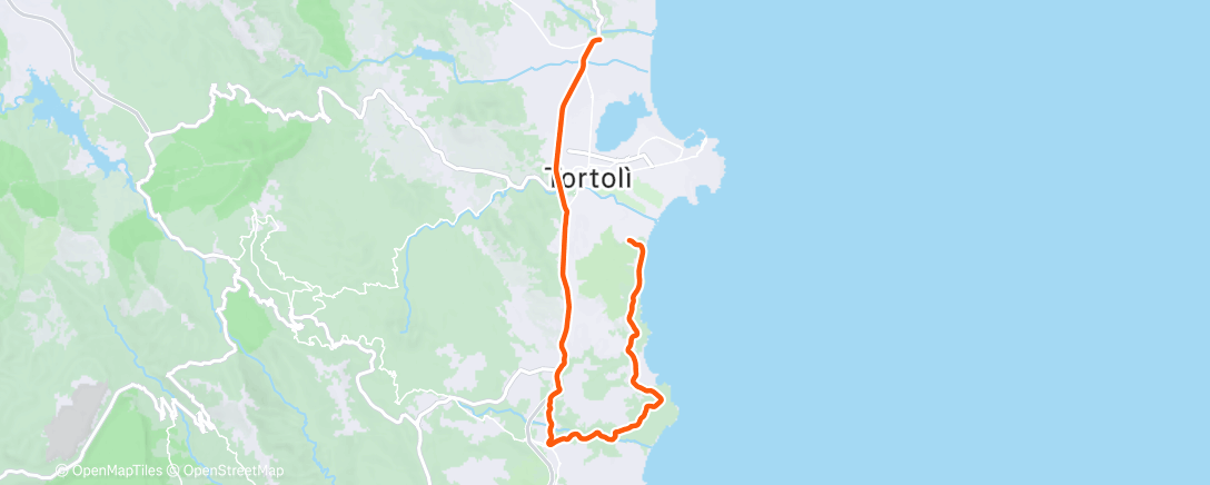 Map of the activity, Giretto cea Bari sardo (ho acceso tardi :-(