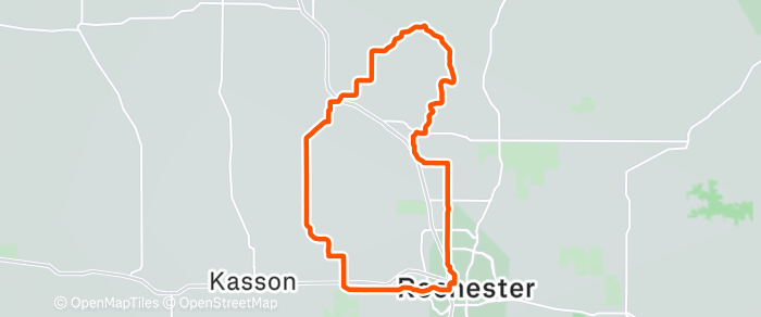 Route map for June 6th Group Ride