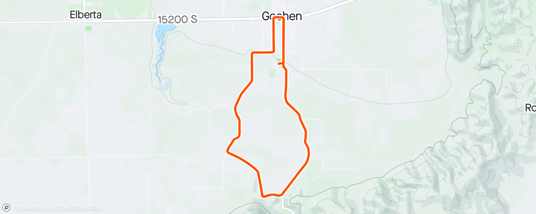 アクティビティ「Goshen Circuit」の地図