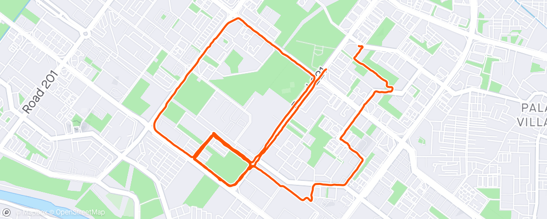 Map of the activity, 12th 10km-Morning Run