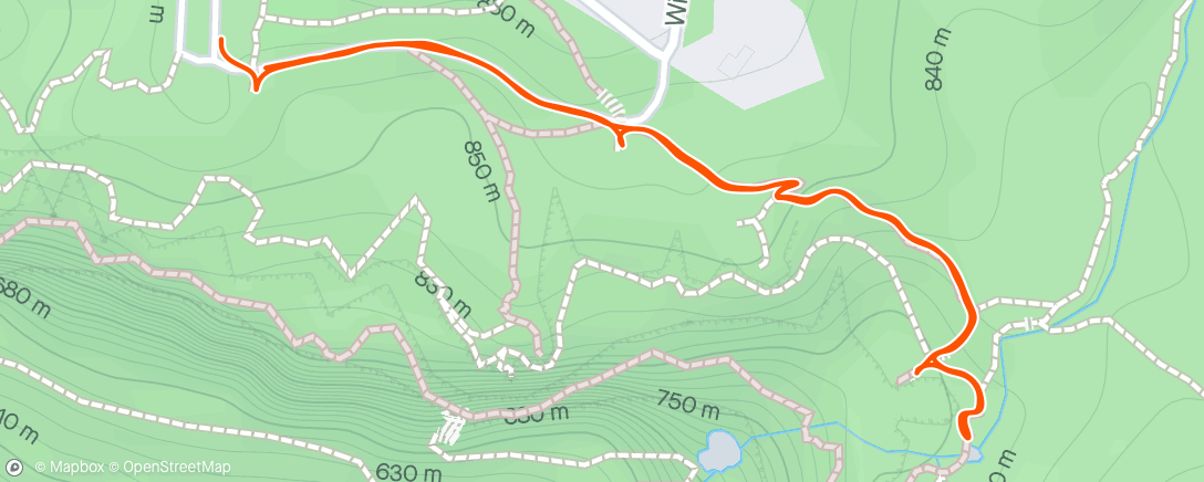 Map of the activity, Wentworth falls
