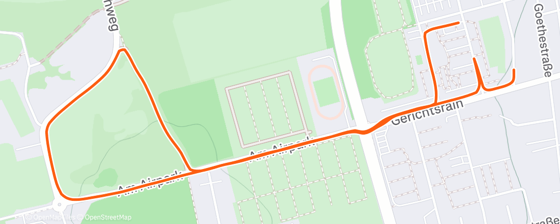 Карта физической активности (Afternoon Walk)