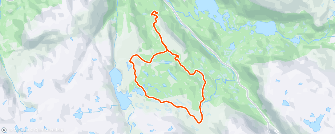 Karte der Aktivität „20240425 - M5.5 - Solfonnryggen - Oddavarden - Damekneiken - Haugsnut”