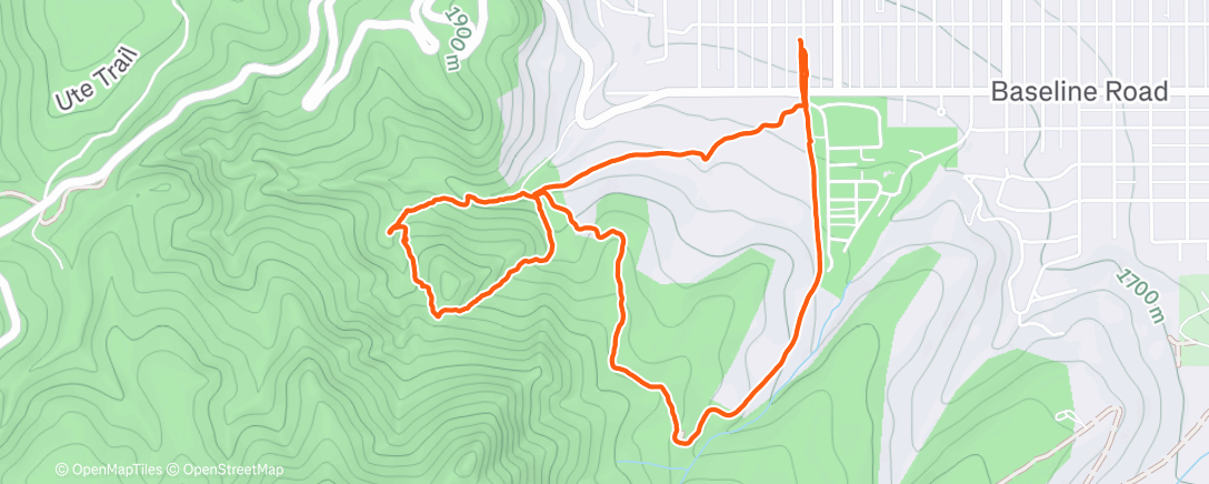 Peta aktivitas, Boulder group hike