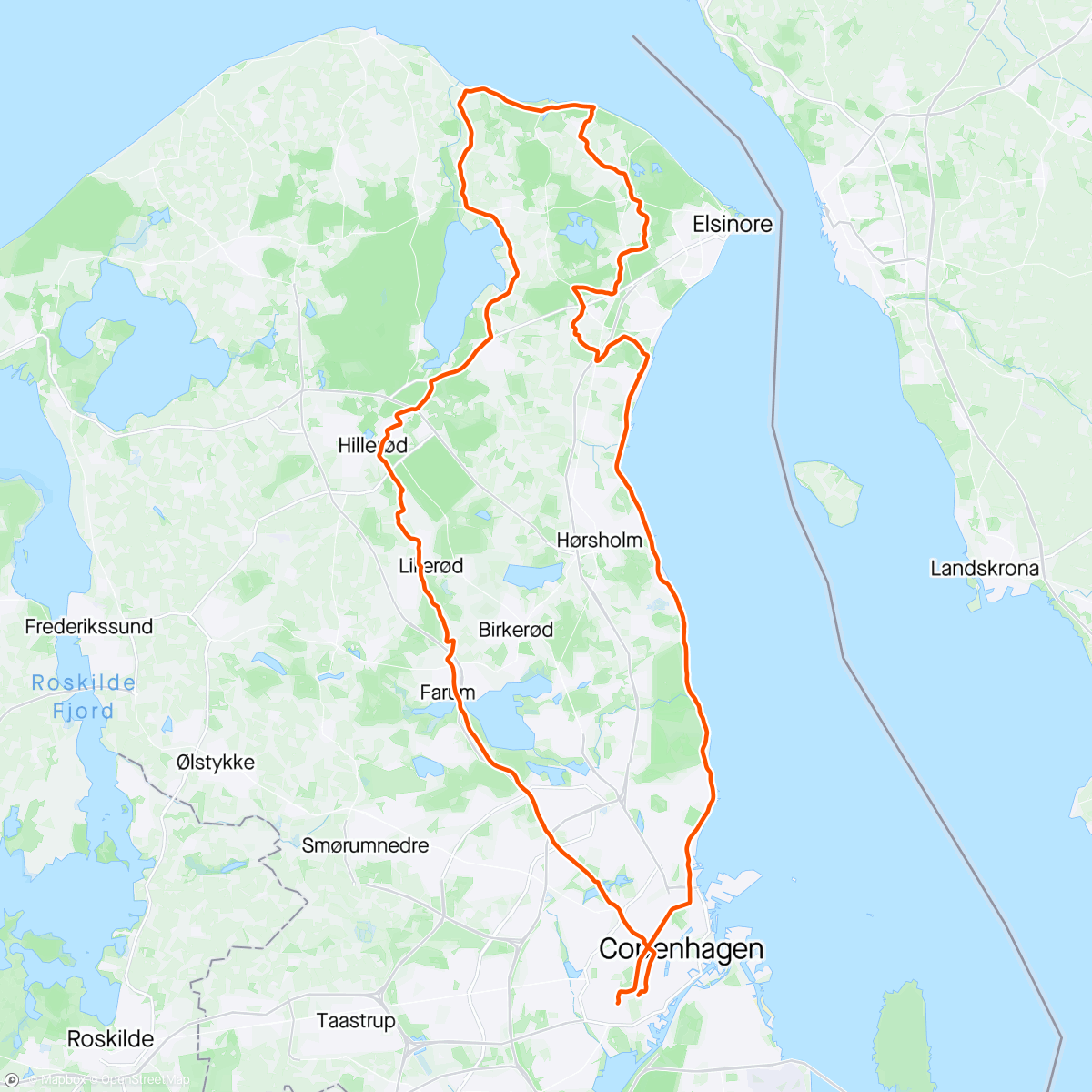 Map of the activity, Påsketur