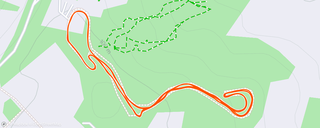 Map of the activity, Kingdom park run