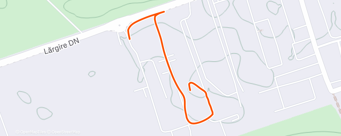 Map of the activity, Evening Walk