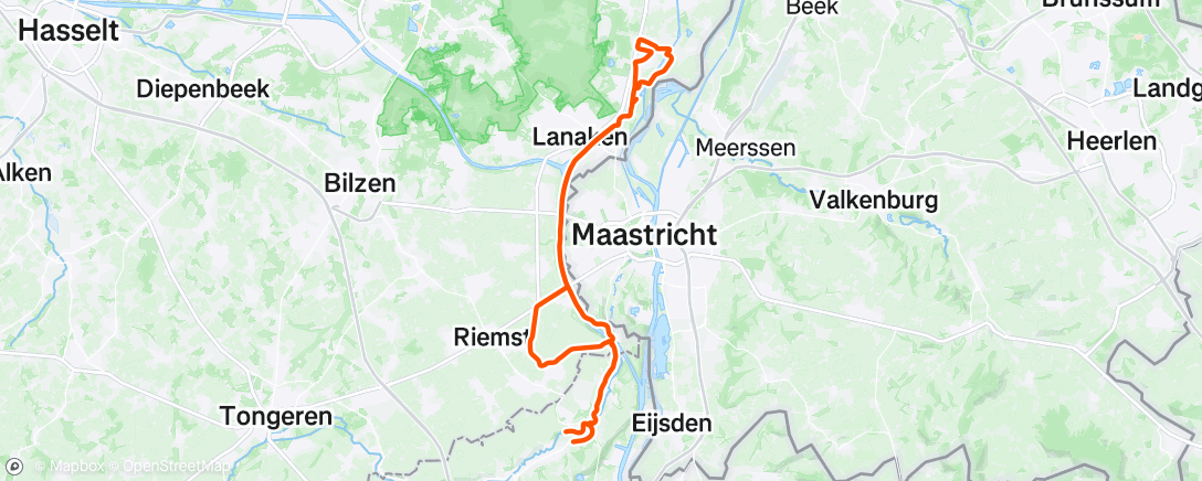 Map of the activity, Recon stage 2 Ster v Zuid-Limburg