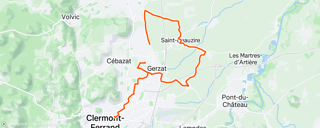 Map of the activity, Travail R + détour + dinguerie