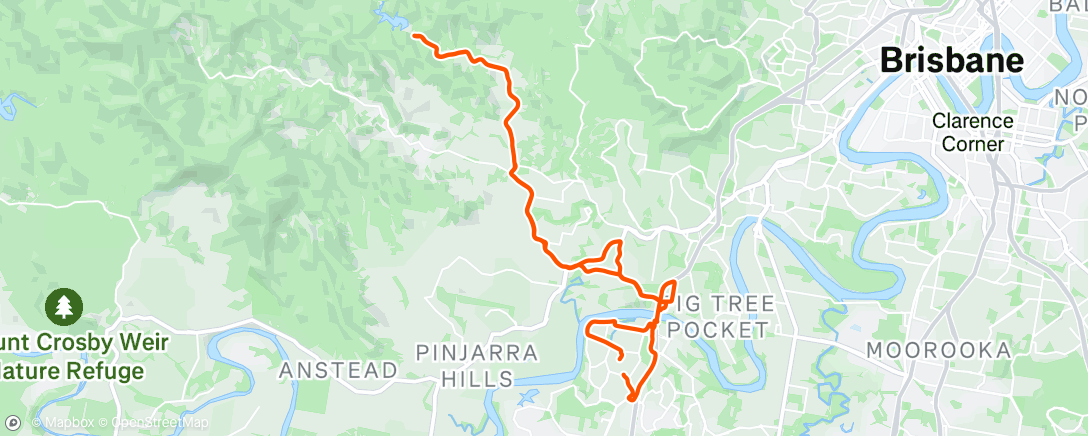 Map of the activity, Morning Ride