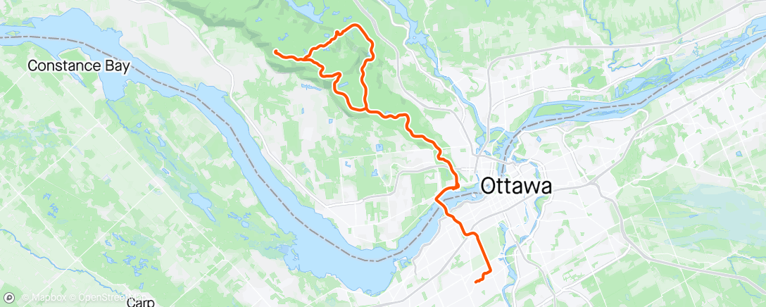 Map of the activity, Dogger loop