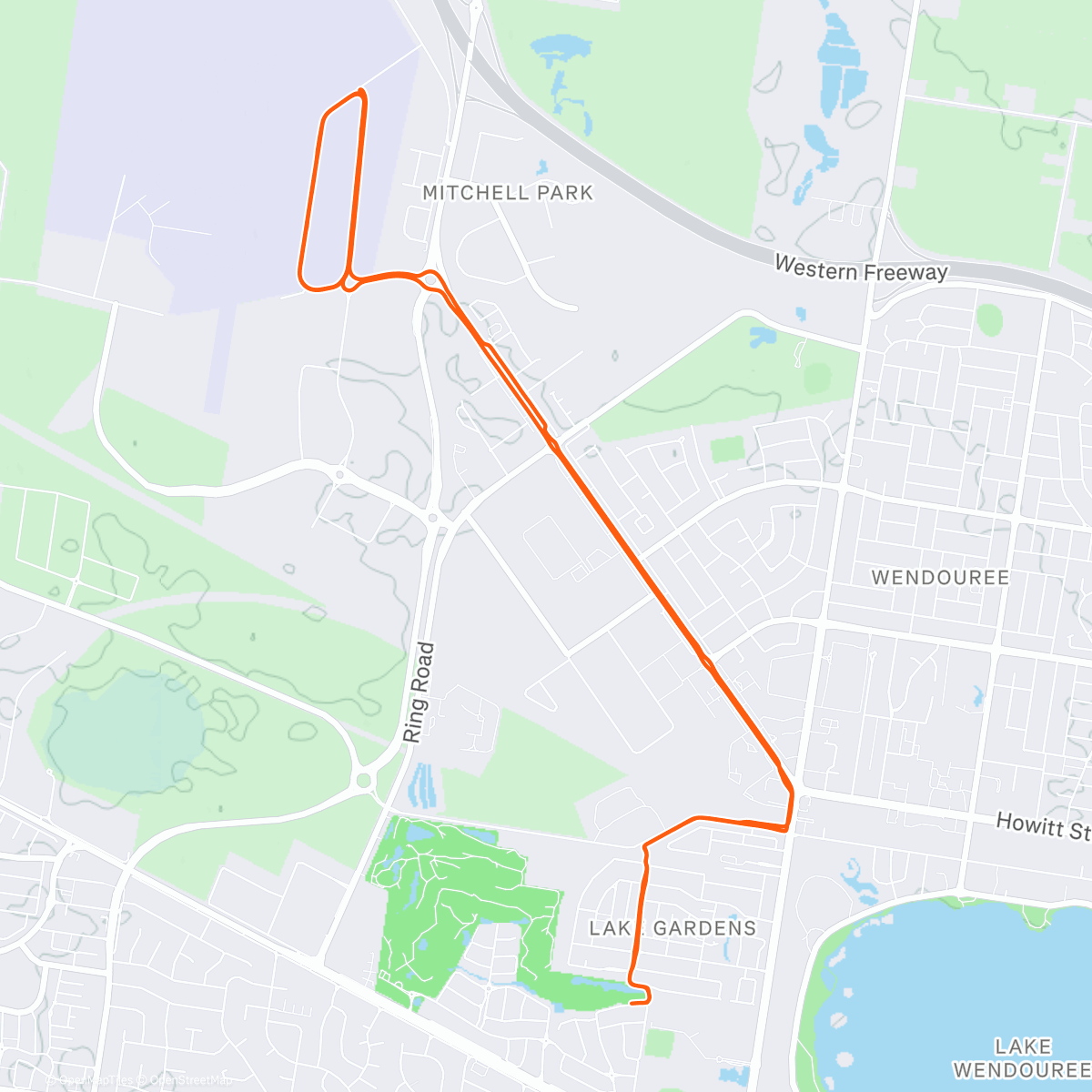 Map of the activity, Festive 500 Day 1b - Airport Zoomies
