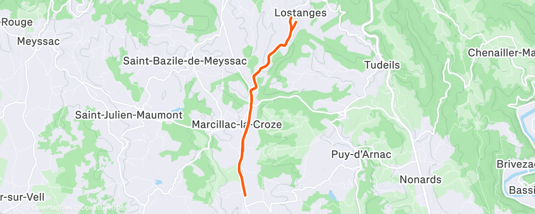 Карта физической активности (WU; 5 x 3mins @ ~3.15/km (2mins); CD)