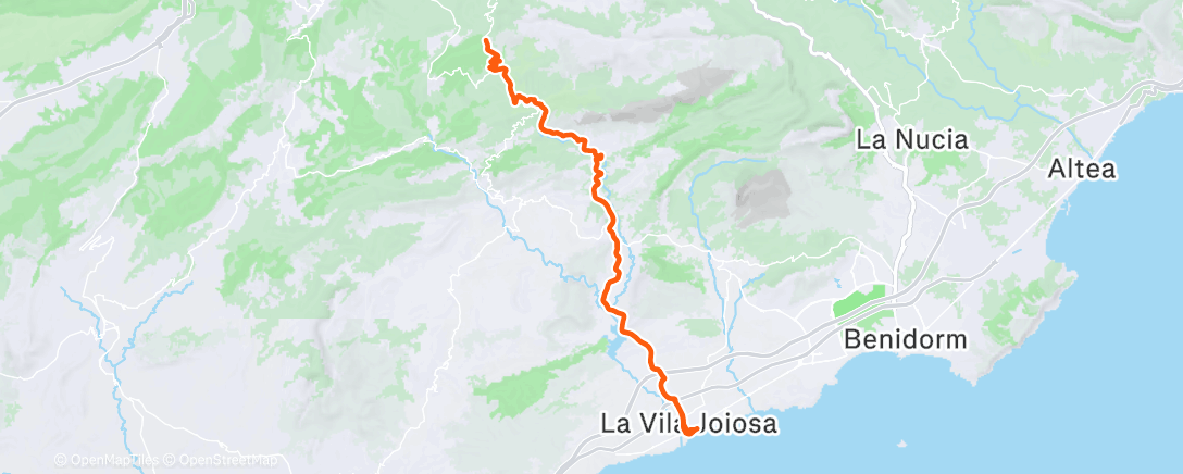 Карта физической активности (Morning Ride)