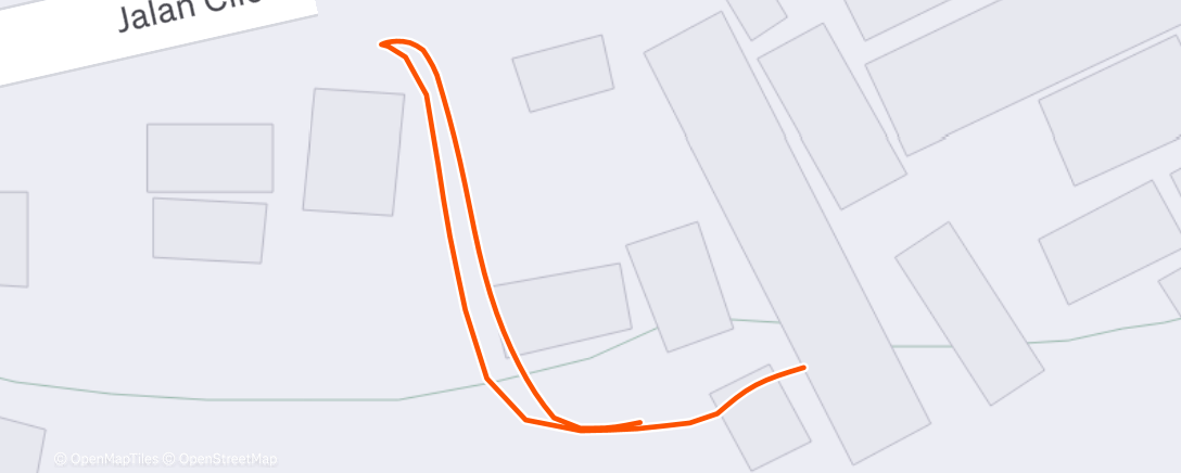 Карта физической активности (Afternoon Run)