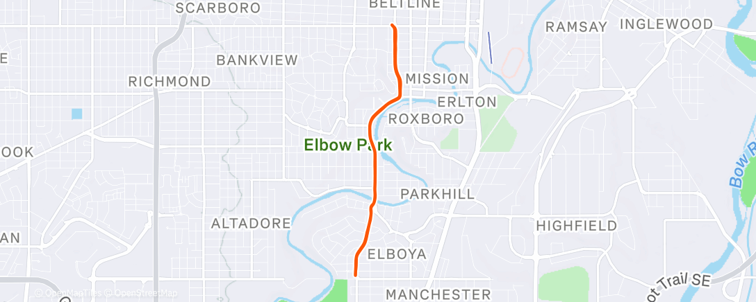 Map of the activity, Feels Like -26 🥶