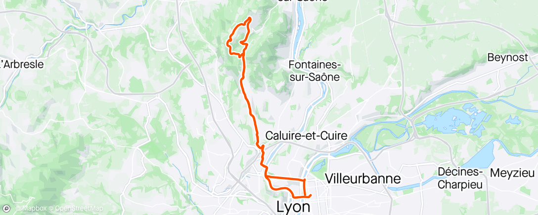 Map of the activity, Petite sortie ventée with Dudu ❤️
