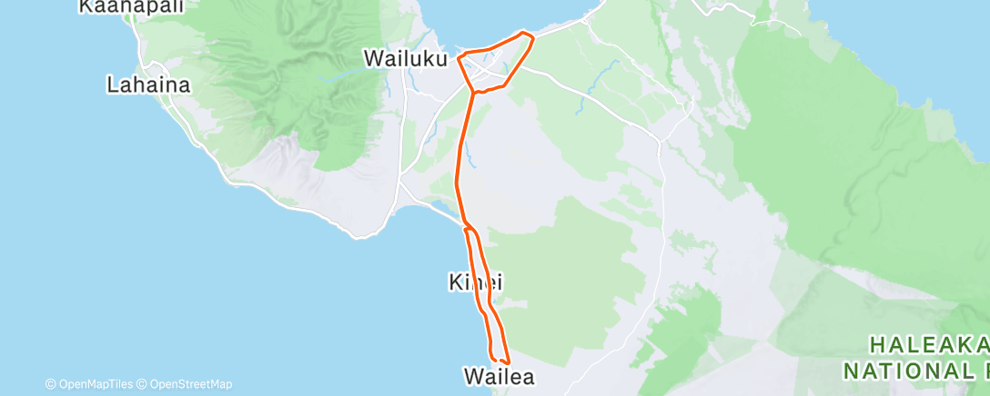 Map of the activity, Morning Ride