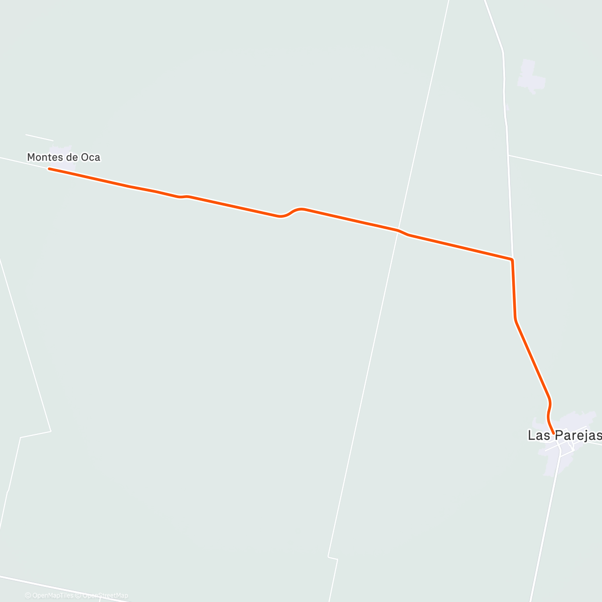 Map of the activity, Rodada navideña ❤️‍🔥