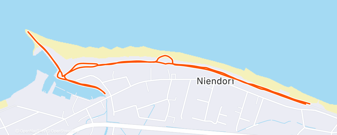 Map of the activity, Spaziergang am Nachmittag