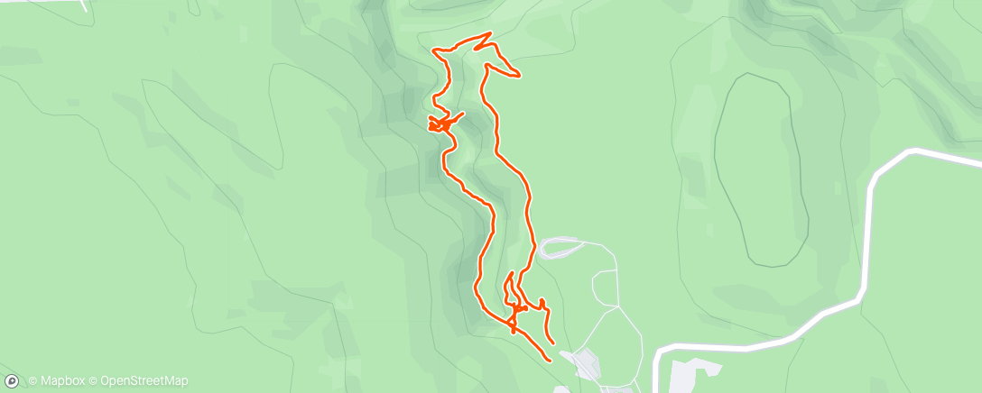 Map of the activity, Lunch Hike