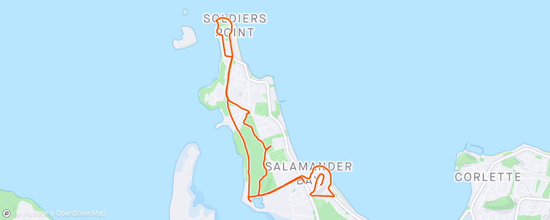 Map of the activity, Afternoon Ride MTB