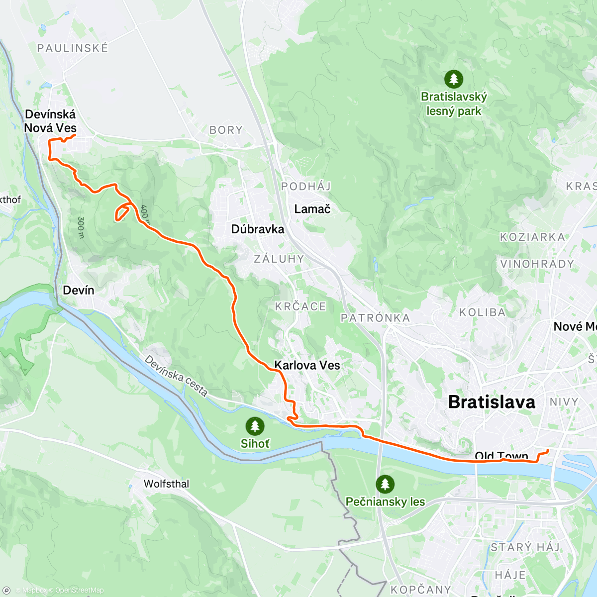 Map of the activity, EXTR126