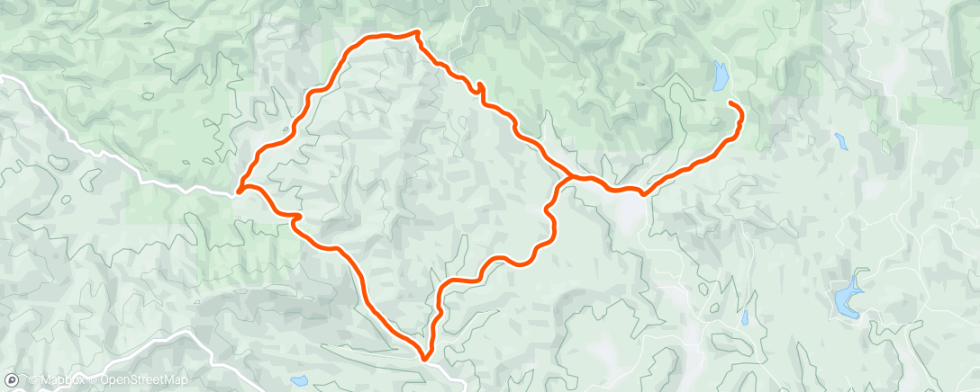 Map of the activity, Gravel loop after alllll the rain 🌧️