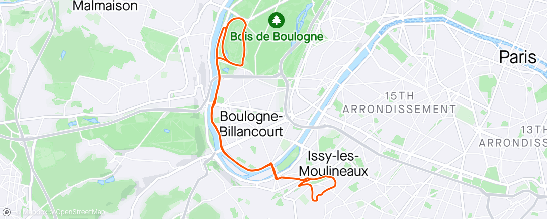 Map of the activity, Petit tour à lonlon, ça faisait longtemps