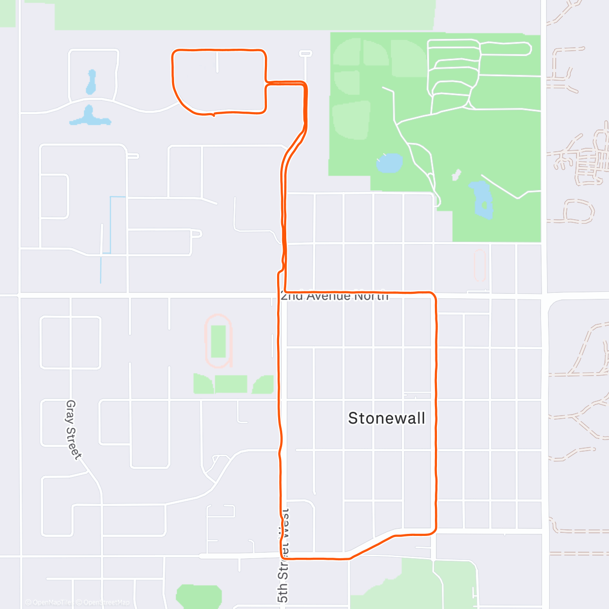 Map of the activity, No Quitting Here