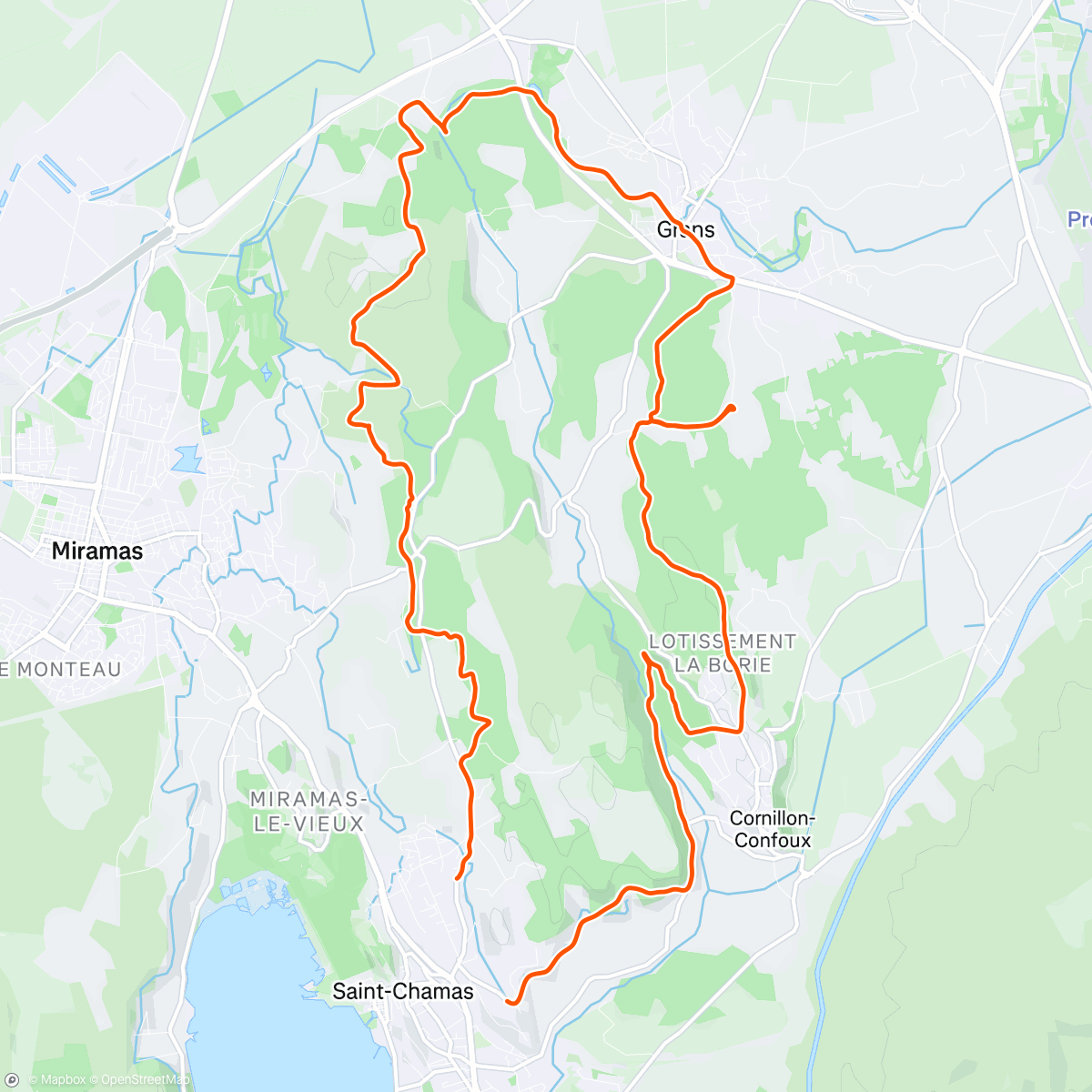 Map of the activity, VtT tout suspendu - petite sortie roulante 👍