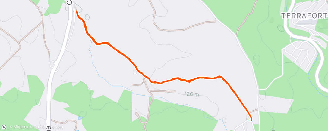 Map of the activity, Condemore