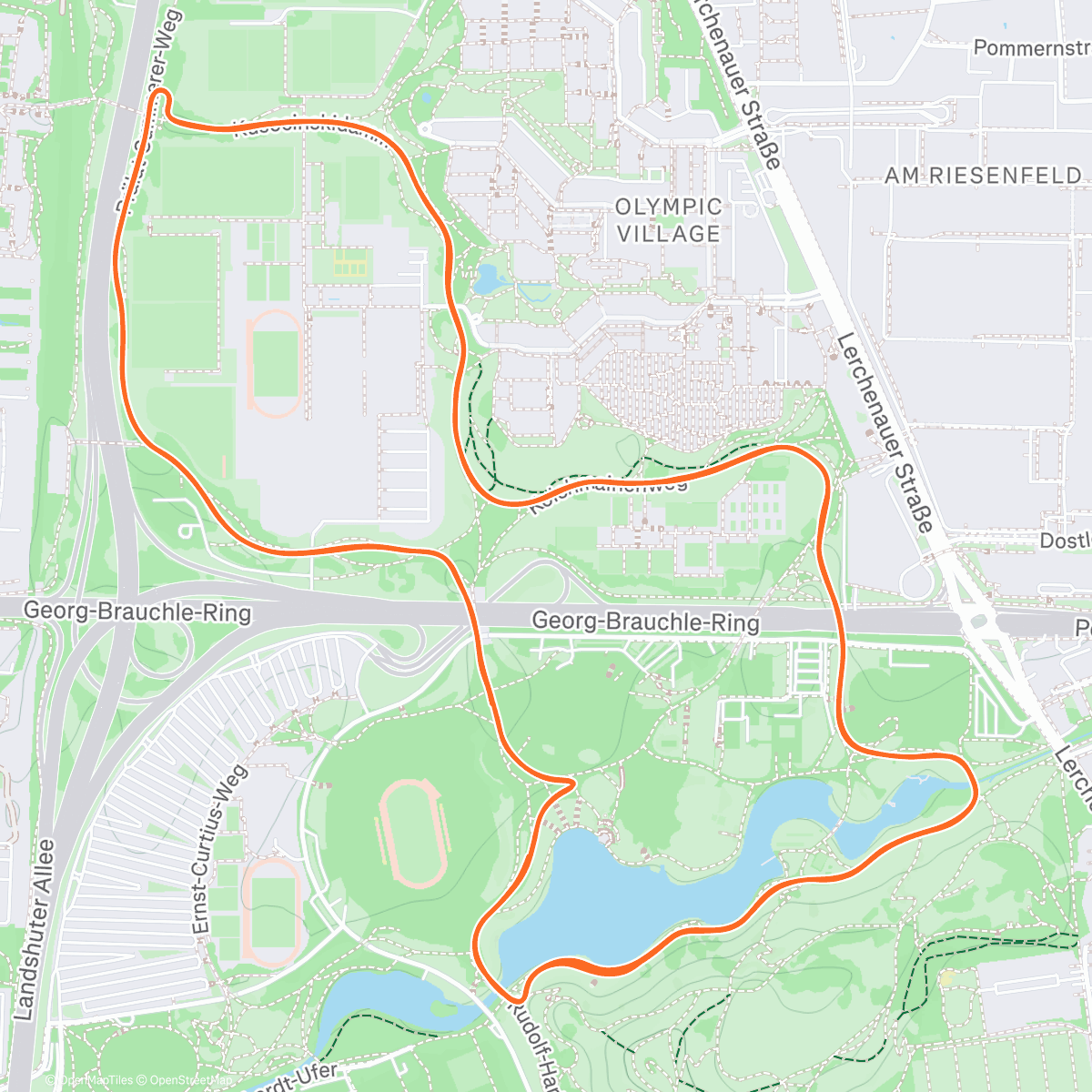 Mapa de la actividad, Dreikönigslauf bei eisigen Temperaturen 🥶