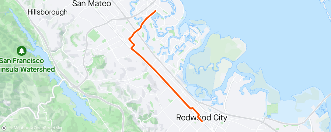 Mapa de la actividad (Evening E-Bike Ride)