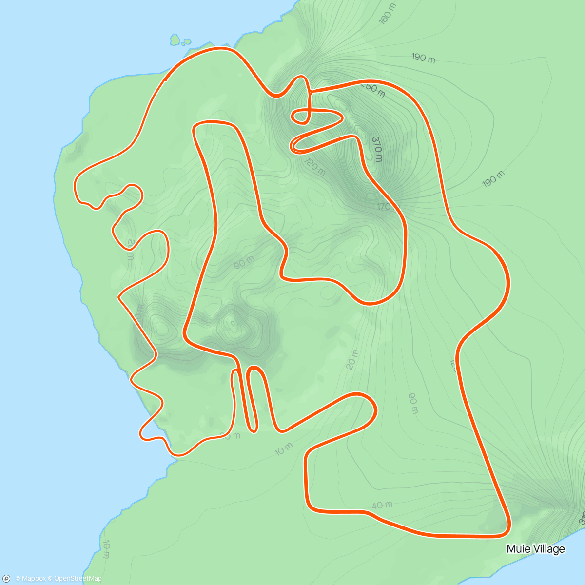 Map of the activity, Zwift - 3x8:00@250W in Watopia