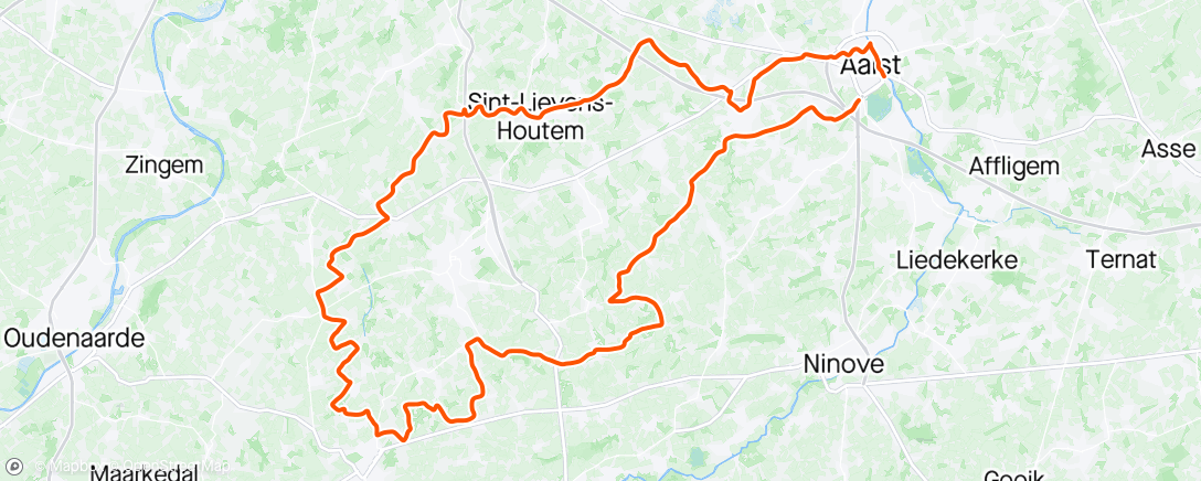 Mapa de la actividad, Morning Ride, corsa campagnolo