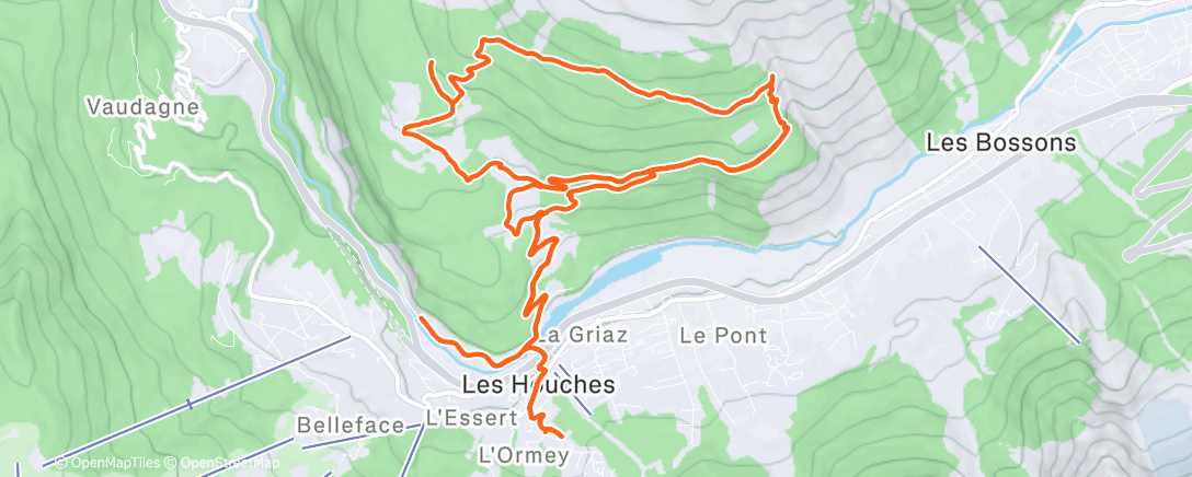 Mappa dell'attività Morning Trail Run