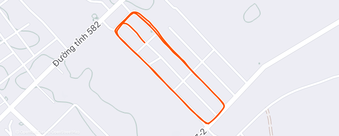 Карта физической активности (Evening Run)