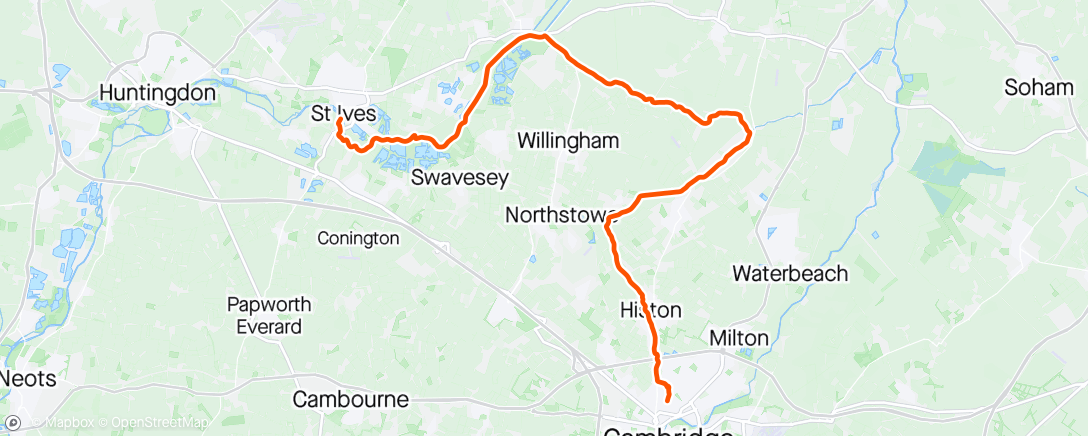 Map of the activity, Cambrian Way training walk with full pack