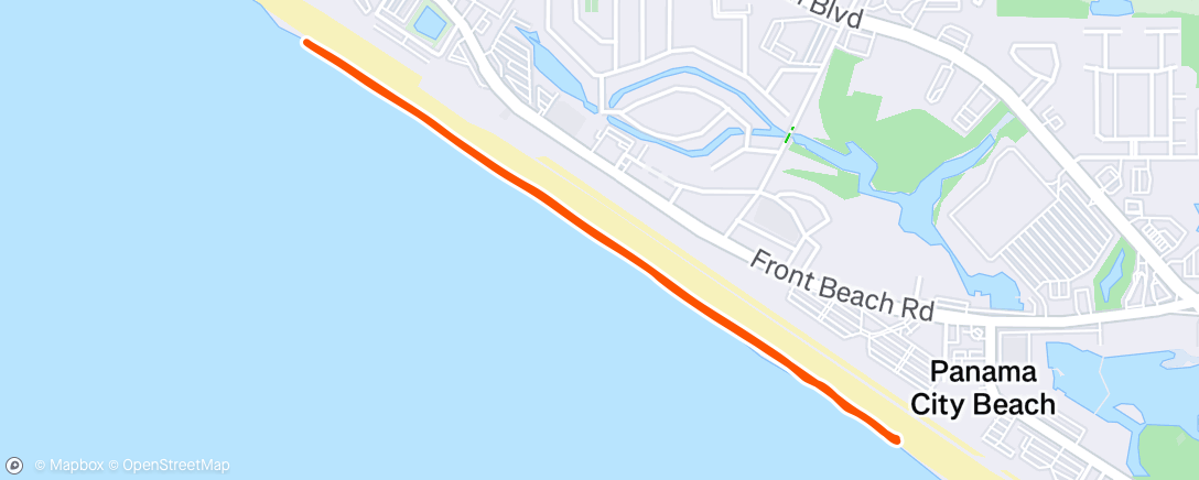 Map of the activity, Afternoon Walk